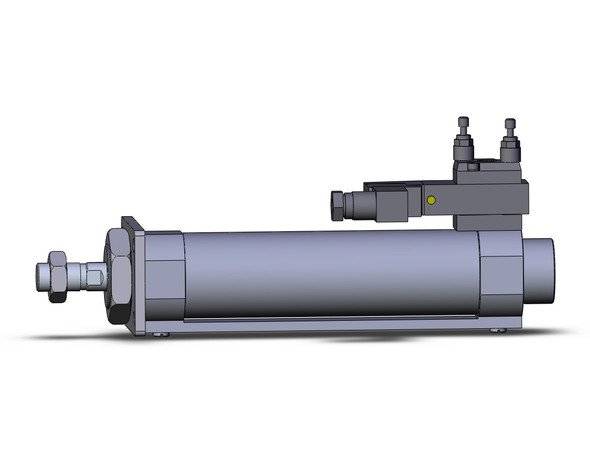 SMC CVM5F40-100-11DZ Round Body Cylinder W/Valve