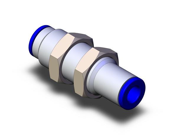 SMC KCE06-00 self-seal fitting fitting, bulkhead union