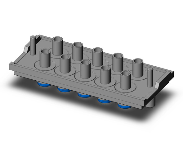 <h2>KDM, Rectangular Multi-Connector</h2><p><h3>Rectangular multi-connector series KDM has substantial reduction in mounting space in comparison with a model requiring many union joints for panels and partitions, this model needs only a small space. KDM is suitable for use with positive pressure and vacuum. It is possible to create a multi-connector with mixed tube sizes.<br>- </h3>- Rectangular multi-connector<br>- Connecting tubing: 10, 20<br>- Substantial reduction in mounting space<br>- One-touch connection/disconnection of tubing<br>- <p><a href="https://content2.smcetech.com/pdf/KDM.pdf" target="_blank">Series Catalog</a>