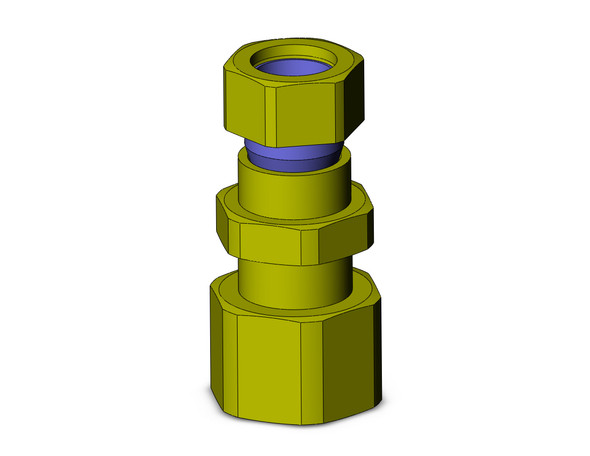 <h2>KF, Insert Fitting</h2><p><h3>KF insert fittings are suitable for use with nylon, soft nylon and polyurethane types of tubing. The insert mechanism provides reliable retaining force on both sides of the tube (inside and outside). The KF series can used for a wide range of pressures from vacuum up to a pressure of 1.0MPa.<br>- </h3>- Suitable for use with nylon, soft nylon and urethane tubing<br>- Large retaining force<br>- Low tightening torque<br>- Wide range of pressures from vacuum up to 1.0MPa<br>- This product is not intended for use in potable water systems<br>- <p><a href="https://content2.smcetech.com/pdf/KF.pdf" target="_blank">Series Catalog</a>