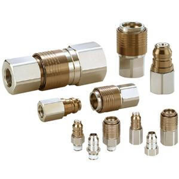 SMC KKA4S-04F S Coupler, Stainless Steel