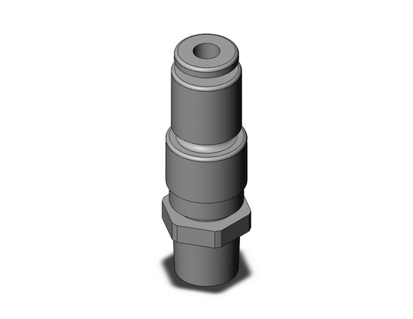 <h2>KS, Rotary One-touch Fitting, Metric</h2><p><h3>Rotary one-touch fitting series KS comes with a ball race bearing for oscillating or rotating applications. KS series comes in 5 tube sizes ranging from 4 to 12mm. One-touch collet includes anti tube rotation mechanism. KS is suitable for copper free applications.</h3>- Rotary, One-touch fitting (standard)<br>- Metric threads<br>- Tube OD:   4,  6,  8,  10,  12<br>- Maximum operating pressure:  1.0 MPa<br>- Ambient   fluid temperature: -5 to 60 C<br>- This product is not intended for use in potable water systems<br>- <p><a href="https://content2.smcetech.com/pdf/KS_KX.pdf" target="_blank">Series Catalog</a>