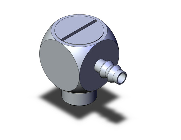 SMC M-5ALU-3 miniature fitting fitting, barb elbow