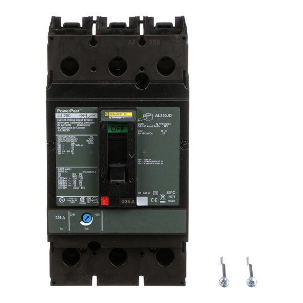 Schneider Electric JJL36225 Molded Case Circuit Breaker 600V 225A