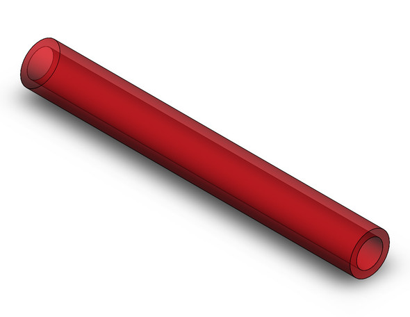 SMC TU1208R-100 Tubing, Polyurethane