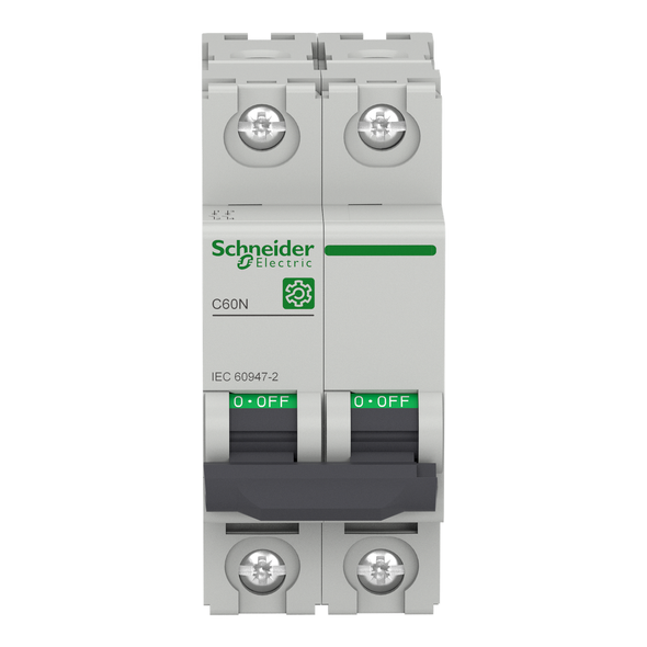 Schneider Electric M9F11216 Multi9 C60N 2P C 16A 10Ka 415V Mcb