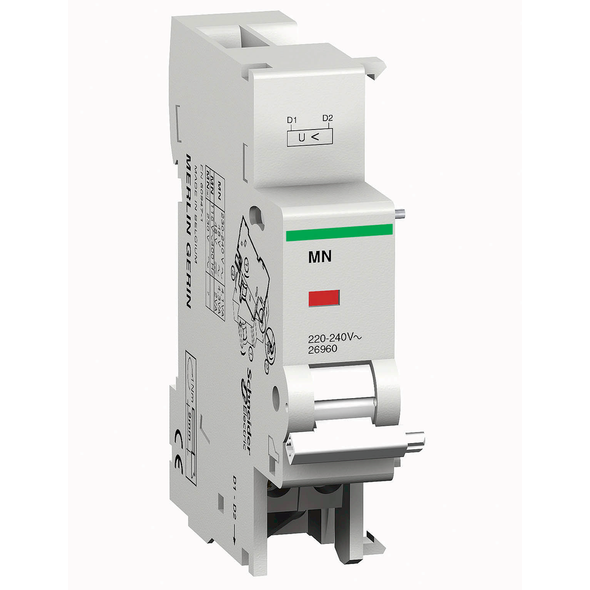 Schneider Electric M9A26959 Multi9 Mn 115Vac-48Vdc Undervoltage