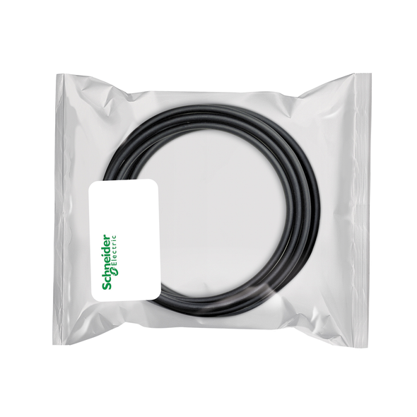 Schneider Electric TCSXCNEMEF15V Cable,Angled,M8-4P, Male-Female, 15M