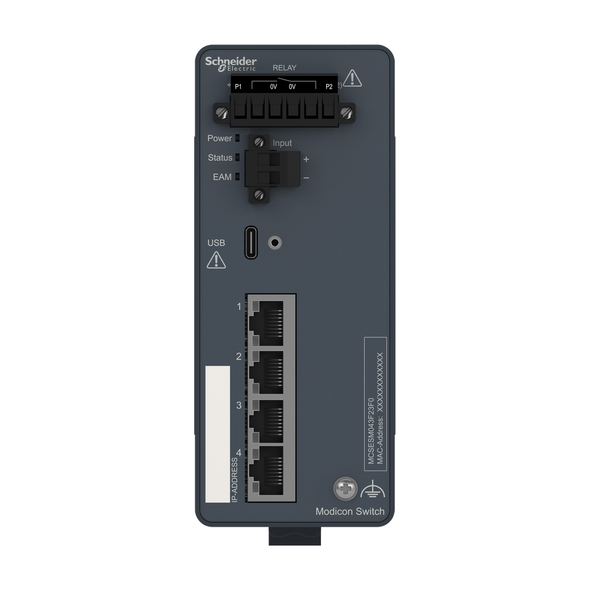 Schneider Electric MCSESM043F23F0 Modicon Managed Switch 4Tx