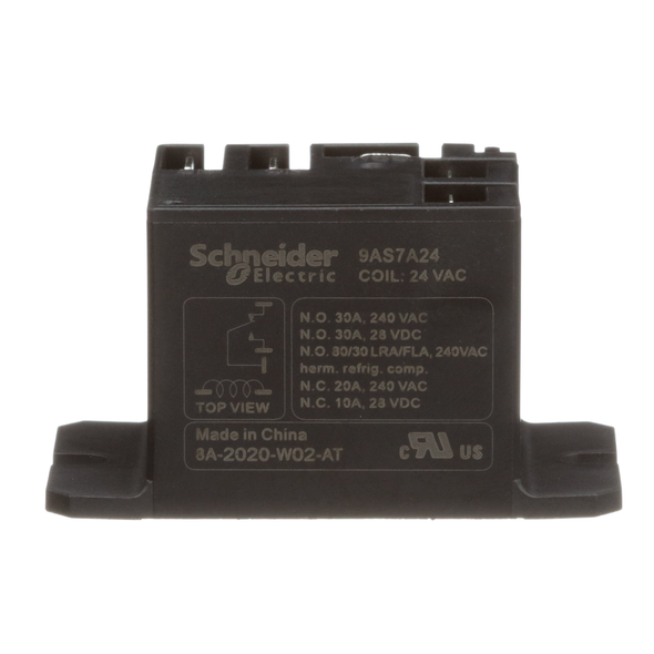 Schneider Electric 9AS7A24 Electromechnical Power Relays, 24Vac Pack of 10