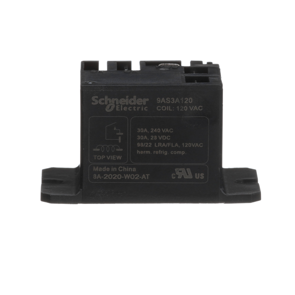 Schneider Electric 9AS3A120 Electromechnical Power Relays, 120Vac Pack of 10