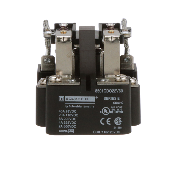 Schneider Electric 8501CDO22V60 Relay 220Vdc 4Amp Type C +Options