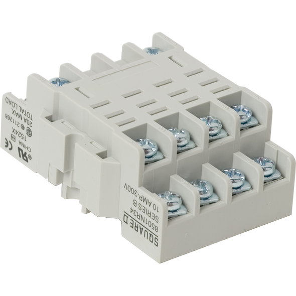 Schneider Electric 8501NR34B Relay Socket 300Vac 10A T-R Pack of 10