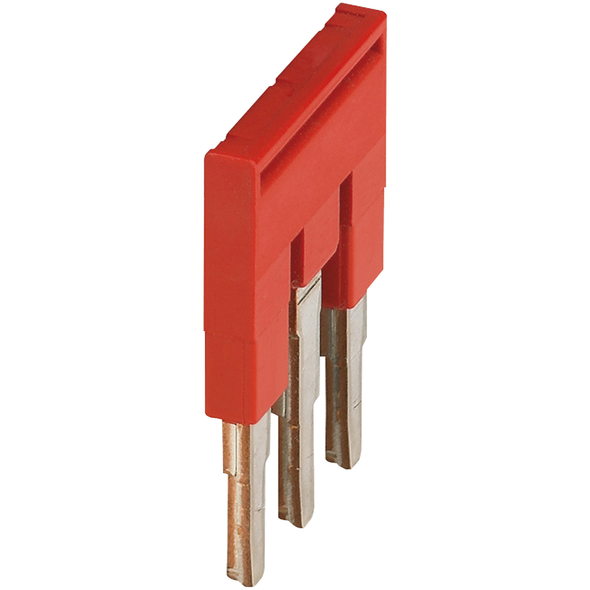 Schneider Electric NSYTRAL43 Plug-In Bridge, 3Points For 4Mm2 Termina Pack of 50