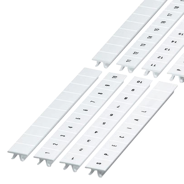 Schneider Electric NSYTRAB1030 Clip In Marking Strip, 10Mm, 10 Characte