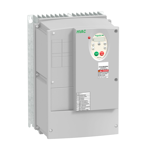 Schneider Electric ATV212WU40N4 Atv212 4Kw 5Hp 480V Tri Cem Ip55