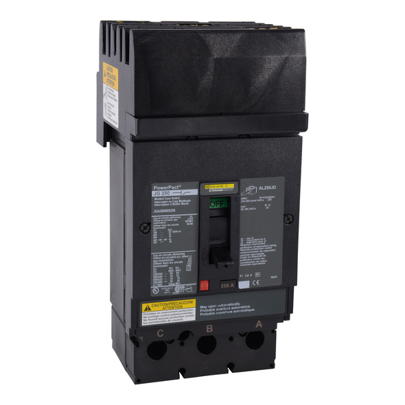 Schneider Electric JGA36000S25 Automatic Molded Case Switch 600V 250A