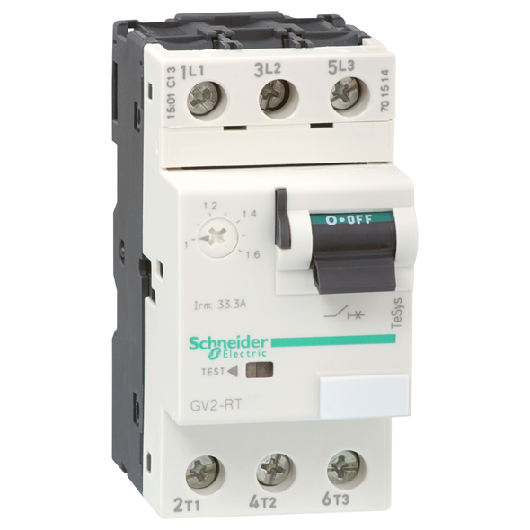 Schneider Electric GV2RT10 Gv2 Motor Cb High Inrush 4-6.3A Toggle