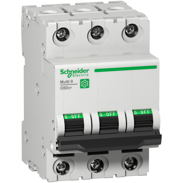 Schneider Electric M9F21308 Multi9 C60Sp 3P B 8A 10Ka 480Y/277V Mcb