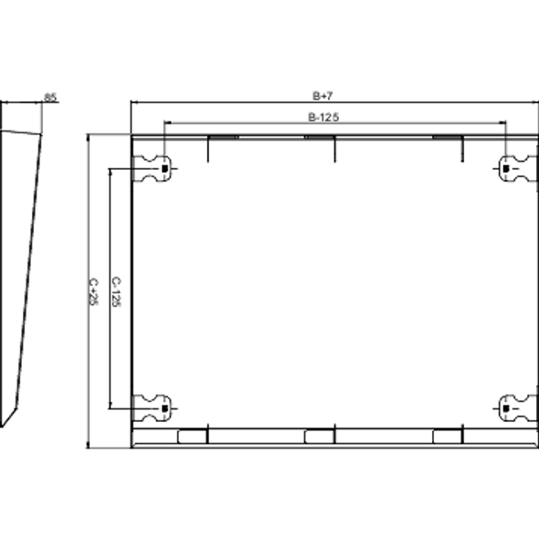 Schneider Electric NSYSC1240 Canopy 1200X400