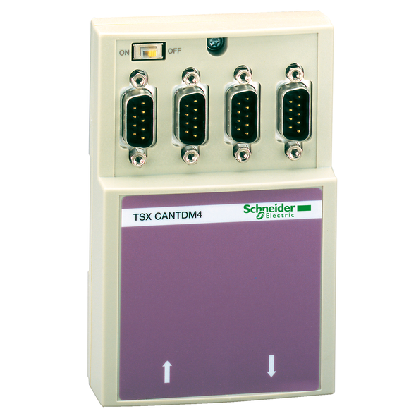 Schneider Electric TSXCANTDM4 Canopen 4 Dsub Ports Tap