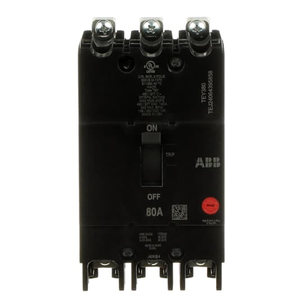 ABB TEY380 Tey 3 Pole 80 Amp