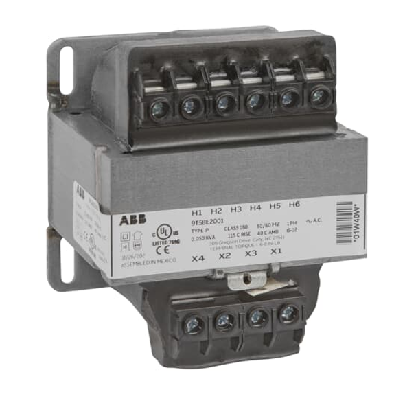 ABB 9T58K2911 1C, 0.3Kva, 120X240-120/240, 100C, C&C, Tb, Ip