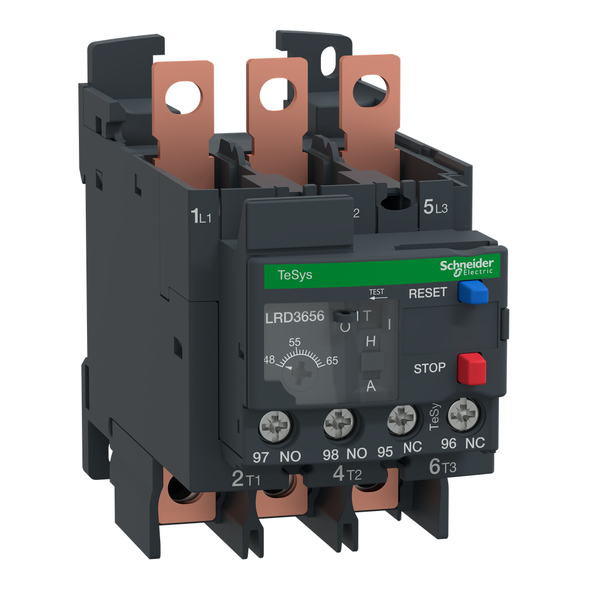 Schneider Electric LRD3656 TeSys Deca thermal overload relays - 48...65 A - class 10A