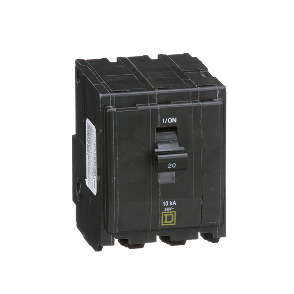 Schneider Electric QO320 Mini circuit breaker, QO, 20A, 3 pole, 120/240VAC, 10kA, plug in