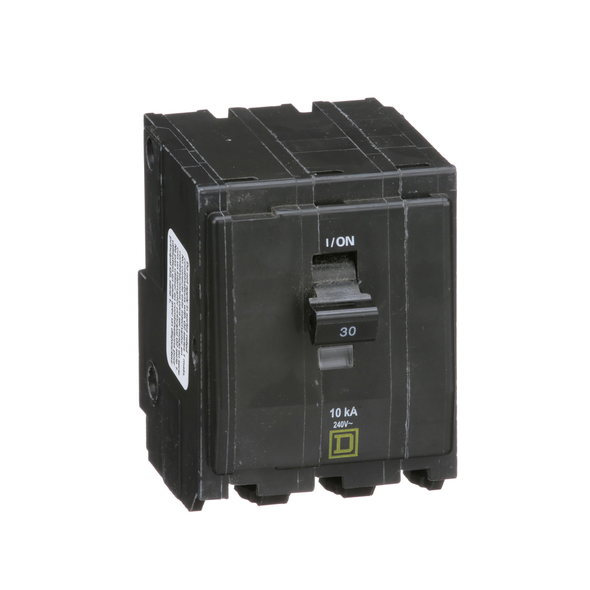 Schneider Electric QO330 Mini circuit breaker, QO, 30A, 3 pole, 120/240VAC, 10kA, plug in