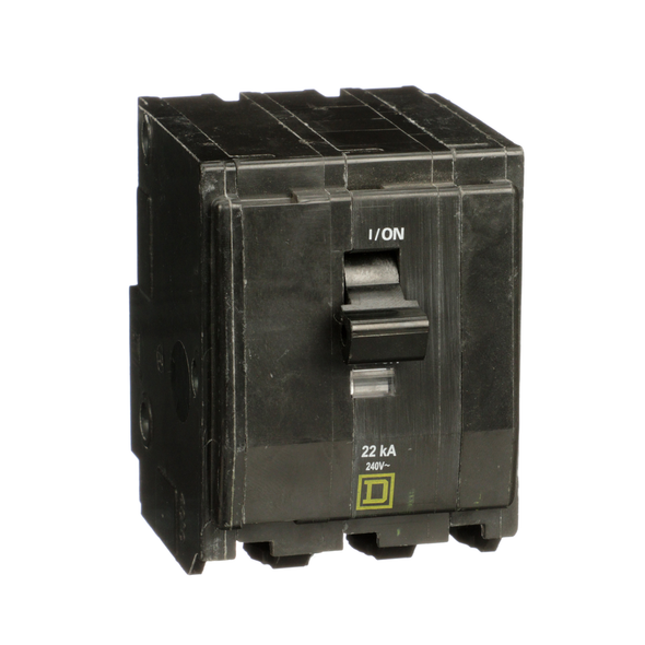 Schneider Electric QO370VH Mini circuit breaker, QO, 70A, 3 pole, 120/240VAC, 22kA, plug in