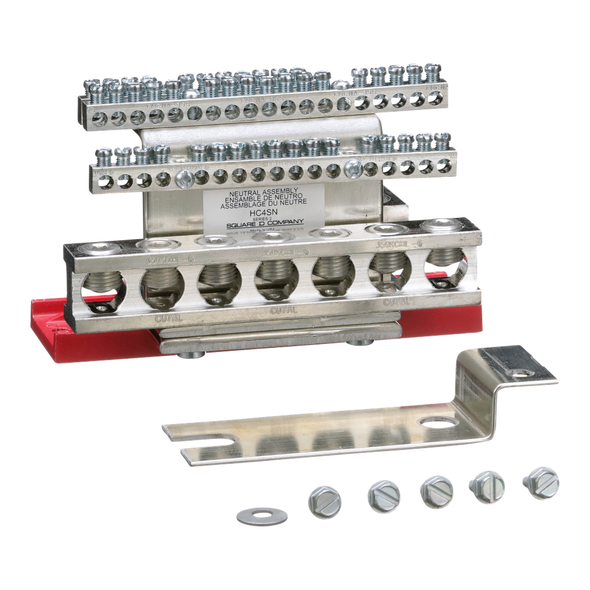 Schneider Electric HC4SN Panelboard accessory, I-Line, assembly kit, solid neutral, 400A, 14 AWG to 350kcmil