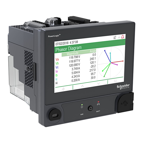 Schneider Electric METSEION95040 PowerLogicâ„¢ ION9000T meter, HSTC, DIN mount, 192 mm display, B2B adapter, HW kit