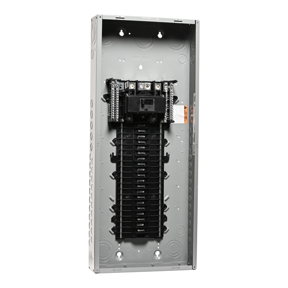 Schneider Electric QO140M200P Load center, QO, 1 phase, 40 spaces, 60 circuits, 200A convertible main breaker, PoN, NEMA1