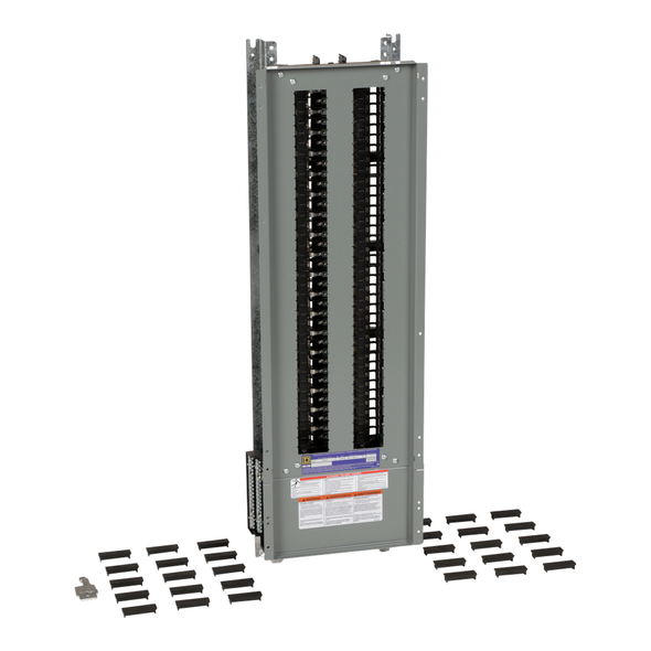 Schneider Electric NQ72L2 Panelboard interior, NQ, main lugs, 225A, Al bus, 72 pole spaces, 1 phase, 3 wire, 240VAC, 48VDC