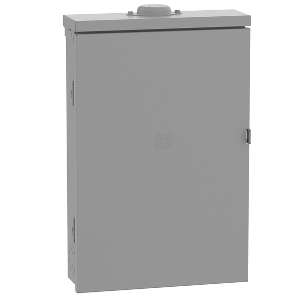 Schneider Electric QO116L125PGRB Load center, QO, 1 phase, 16 spaces, 24 circuits, 125A convertible main lugs, PoN, NEMA3R, gnd bar