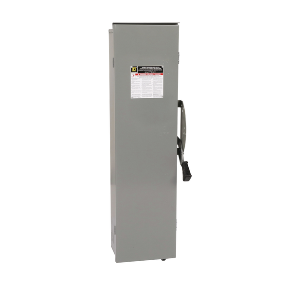 Schneider Electric DT321RB Safety switch, double throw, fusible, 30A, 240VAC, 250VDC, 3 pole, 7.5hp, NEMA 3R, bolt on provision