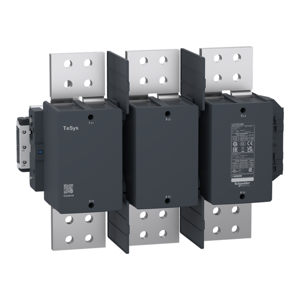 Schneider Electric LC1F2100LD contactor, TeSys F, 3P(3NO), AC-1, <=1000V 2100A, coil 200V DC