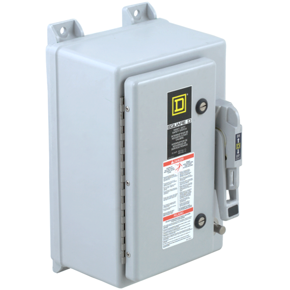 Schneider Electric H364DF Safety switch, heavy duty, fusible, 200A, 3 pole, 150HP, 600V AC/DC, NEMA 4X, fiberglass reinforced polyester