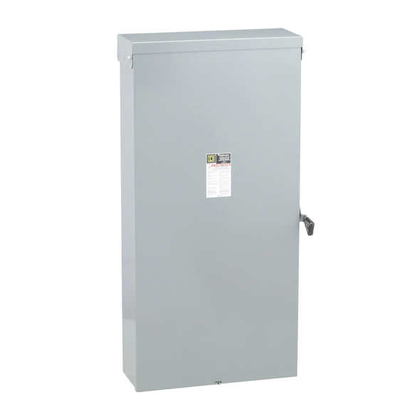 Schneider Electric D326NR Safety switch, general duty, fusible, 600A, 3 pole, 150hp, 240VAC, NEMA 3R, neutral factory installed