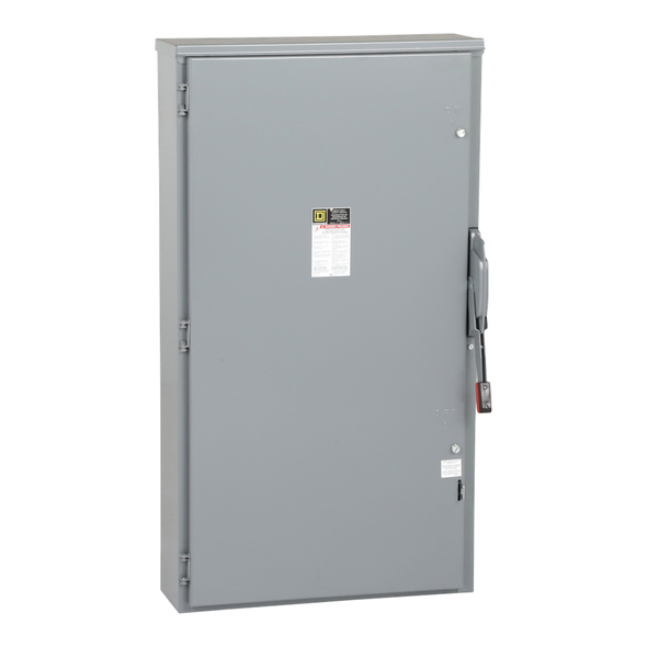 Schneider Electric HU265R Safety switch, heavy duty, non fusible, 400A, 2 pole, 250hp, 600VAC/DC, NEMA 3R