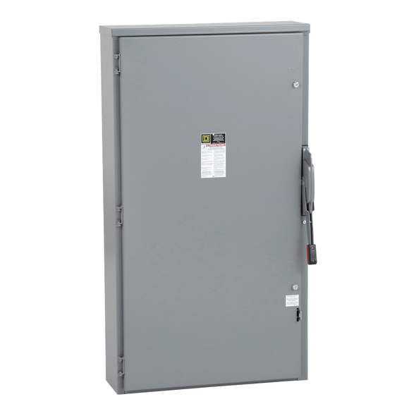 Schneider Electric H325R Safety switch, heavy duty, fusible, 400A, 3 pole, 125hp, 240VAC/250VDC, NEMA 3R