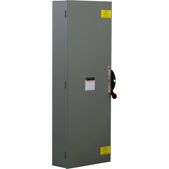 Schneider Electric DTU426 Safety switch, double throw, non fusible, 600A, 240VAC, 250VDC, 4 pole, 125hp, NEMA 1