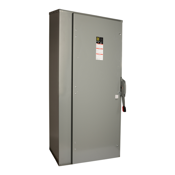 Schneider Electric H227R Safety switch, heavy duty, fusible, 800A, 2 pole, 50hp, 240VAC/250VDC, NEMA 3R