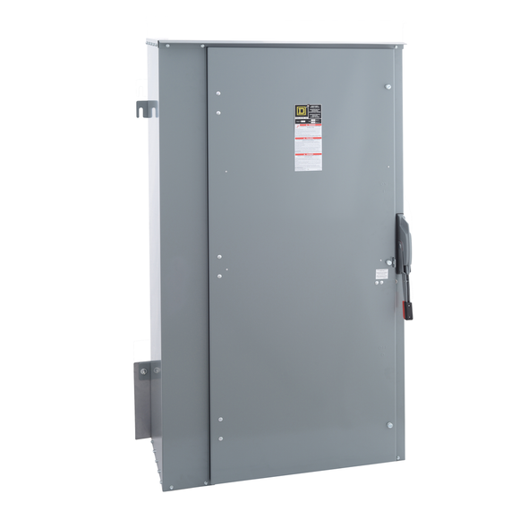 Schneider Electric HU368AWK Safety switch, heavy duty, non fusible, 1200A, 3 pole, 500hp, 600VAC/DC, NEMA 12