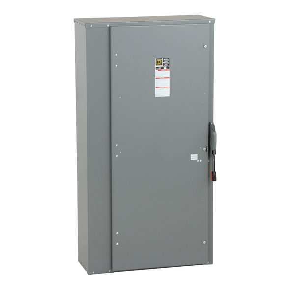 Schneider Electric H327N Safety switch, heavy duty, fusible, 800A, 4 wire, 3 pole, 1 neutral, 250hp, 240VAC/250VDC, NEMA 1