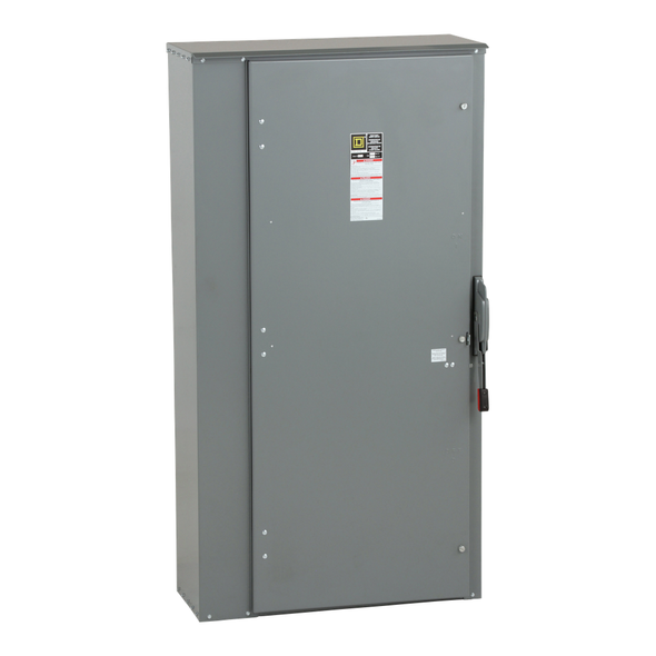 Schneider Electric H367R Safety switch, heavy duty, fusible, 800A, 3 wire, 3 pole, 500hp, 600VAC/DC, NEMA 3R