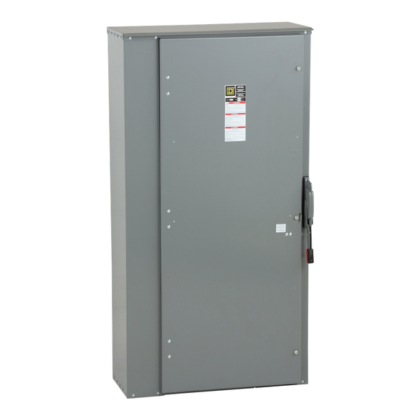 Schneider Electric H368R Safety switch, heavy duty, fusible, 1200A, 3 wire, 3 pole, 500hp, 600VAC/DC, NEMA 3R