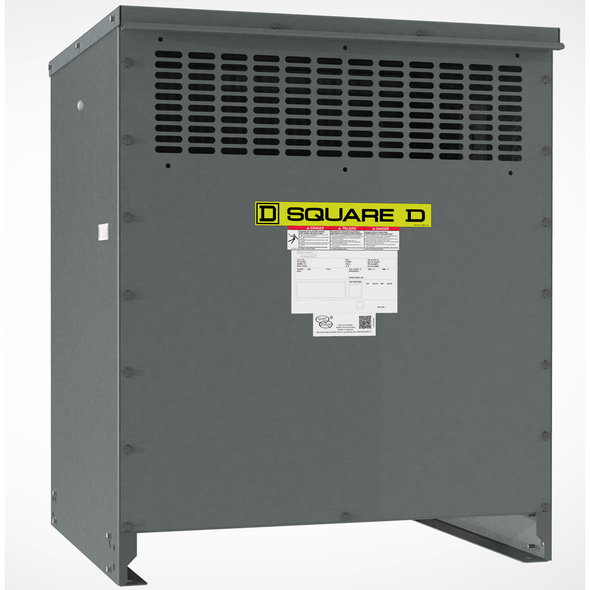 Schneider Electric EXN112T3H Transformer, dry type, DOE 2016, 112.5kVA, 3 phase, 480V delta primary, 208Y/120V secondary, 21M, 150C rise