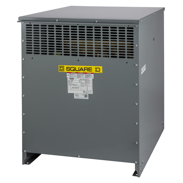 Schneider Electric EXN112T65H Transformer, dry type, DOE 2016, 112.5kVA, 3 phase, 600V delta primary, 208Y/120V secondary, 21M, 150C rise